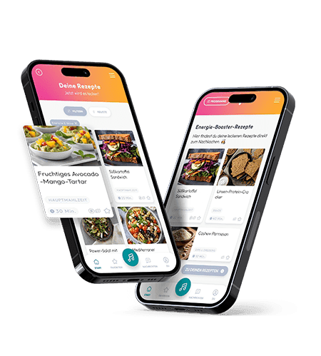Die Energize & Shine Rezepte in der intumind App