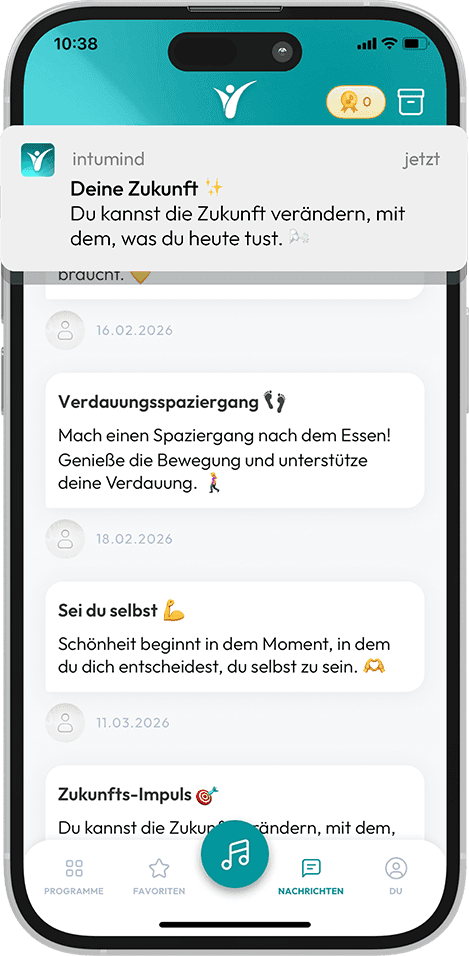 intumind App — Nichts mehr verpassen