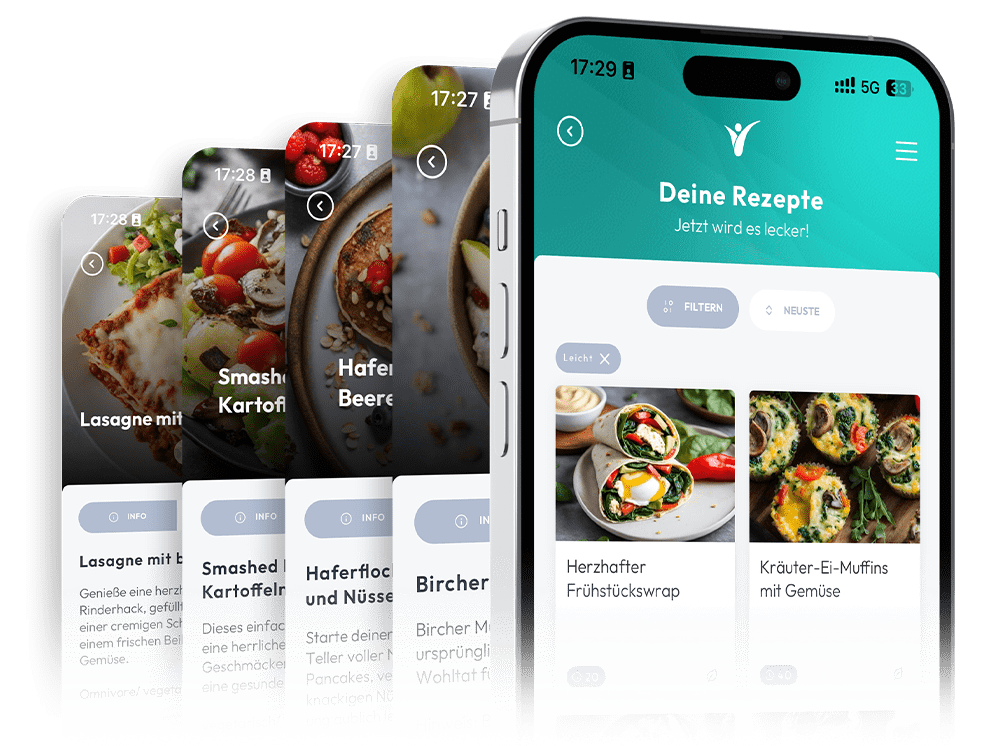 Die intumind App mit den Leicht-Rezepten