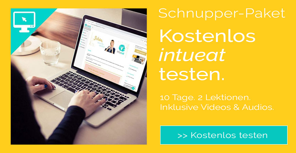 Abnehmen ohne Diät, Sport oder Jojo-Effekt. Teste intueat kostenlos.